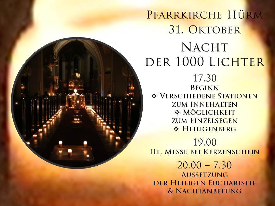 31.10. N 1000 Lichter